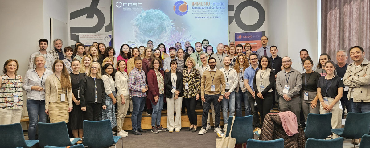 The scientists attending the IMMUNO-model Second Annual Conference in Bratislava, organized by the Biomedical Centre of the Slovak Academy of Sciences.